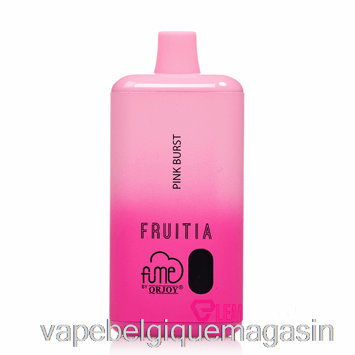 Vape Shop Bruxelles Fruitia X Fume 8000 Jetable Rose Burst